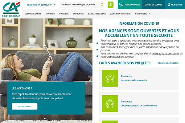 Site officiel CA Brie Picardie