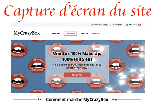 Se connecter sur mycrazybox.fr
