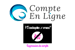 Supprimer compte adopteunmec appli
