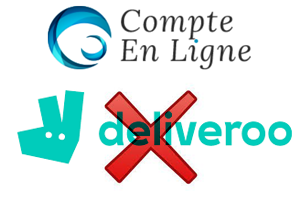 supprimer un comte deliveroo