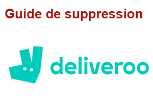 Guide suppression d'un compte deliveroo