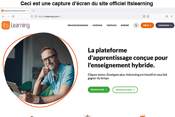 Site web de Itslearning