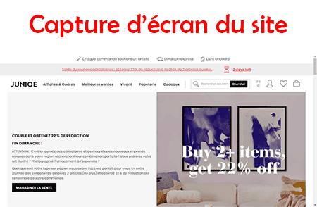 Acces client Juniqe