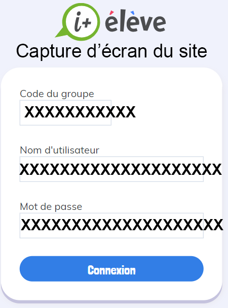 Connexion au compte I+élève