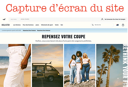 Supprimer une commande Hollister
