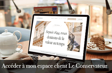 Comment se connecter à mon espace client Le Conservateur ? 