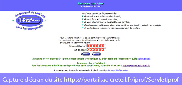 Accéder à mon compte Iprof Cétéril