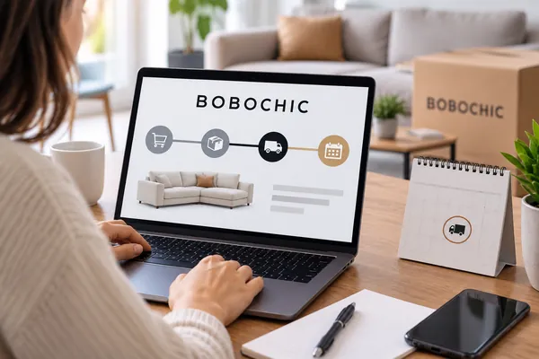 Quand le suivi affiche-t-il la date de livraison Bobochic ?