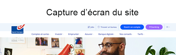 Se connecter au compte bpost banque
