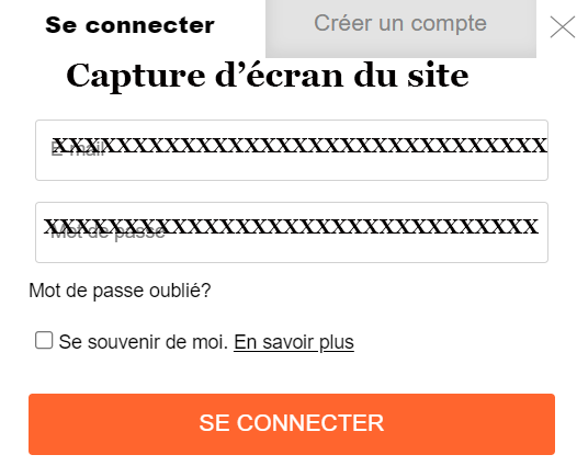 Se connecter à mon compte Tradeinn