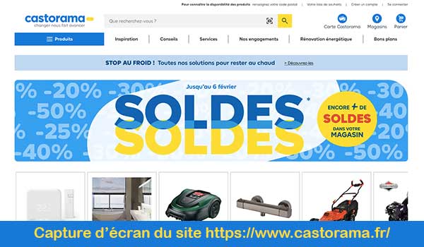 Se connecter à mon espace Carte Castorama