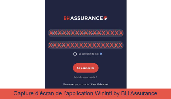 Consulter mon compte BH Assurance depuis l'application mobile