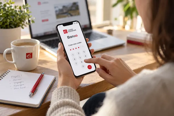 Première connexion : créer ses propres codes