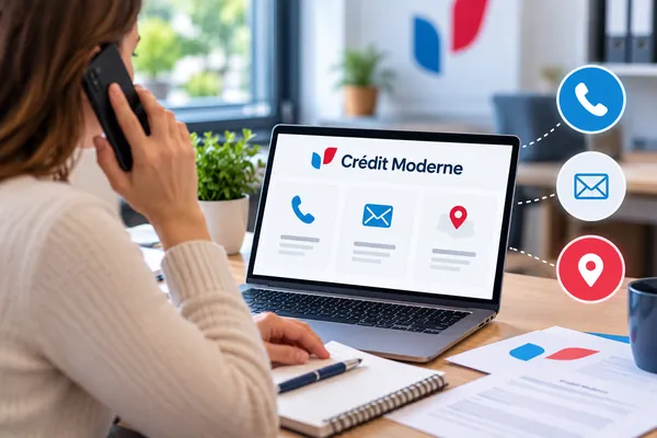 contacter Crédit Moderne selon votre territoire